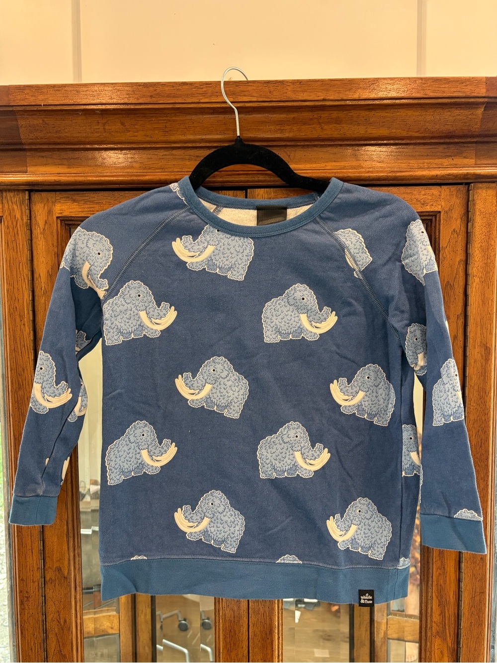 whistle & flute Kids Mammoth Print Long-Sleeve